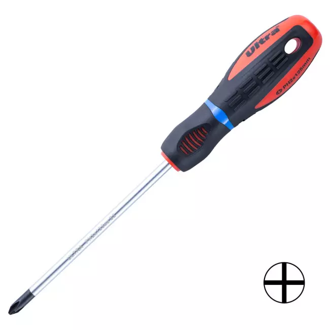 Отвертка крестовая ULTRA PH 2х125мм S2 Profi (4000422)