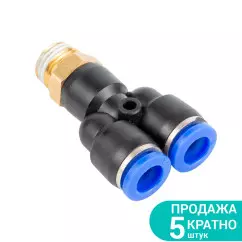 Штуцер SIGMA цанговый Y 12мм МТ 3/8" (7027901)