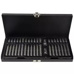 Набор бит ULTRA HEX TORX Spline 10мм 40 шт S2 металлический кейс (4017092)