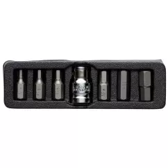 Набор бит ULTRA HEX 1/2" 7 шт S2 пластиковый кейс (4013202)