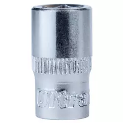 Насадка шестигранная короткая ULTRA 1/4" 9мм CrV (6060092)
