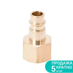 Штуцер SIGMA с внутренним резьбовым соединением FT 3/8" Латунь (7022551)