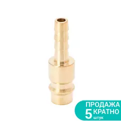 Штуцер SIGMA для шланга 6мм Латунь (7022571)