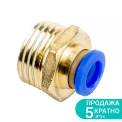 Штуцер SIGMA цанговий прямий 8мм МТ 1/2" (7026911)
