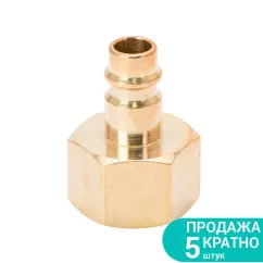 Штуцер SIGMA с внутренним резьбовым соединением FT 1/2" Латунь (7022561)