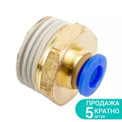 Штуцер SIGMA цанговий прямий 6мм МТ 1/2" (7026871)