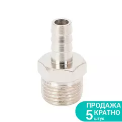 Штуцер SIGMA для шланга с наружным резьбовым соединением 10мм MT 1/2" (7023341)