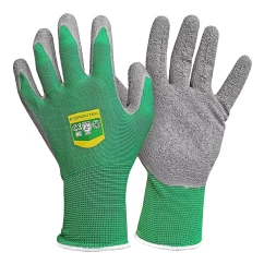 Садові рукавички Gruntek з латексом XL(10) 10 пар