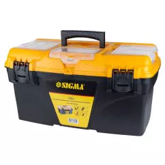 Ящик для инструмента SIGMA со съемными органайзерами 510х291х280мм (7403951)