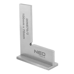 Точний квадрат з основою NEO TOOLS, DIN875/2, 100x70 мм