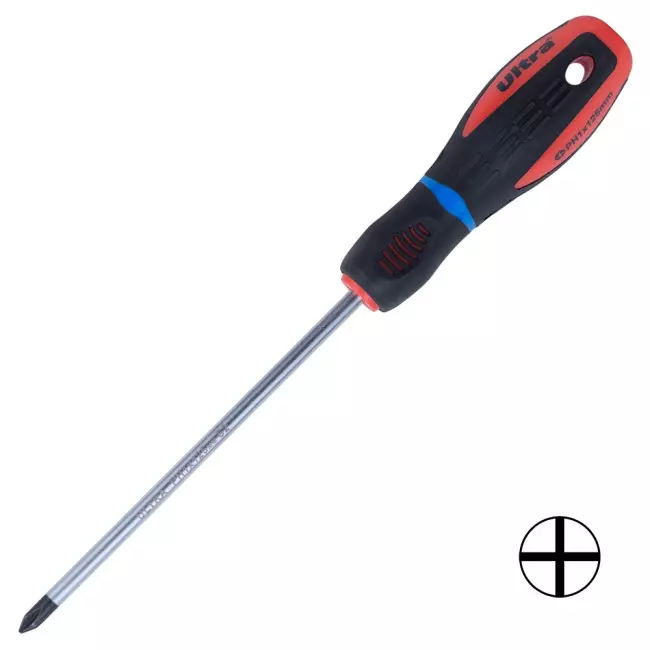 Викрутка хрестова ULTRA PH 1х125мм S2 Profi (4000382)
