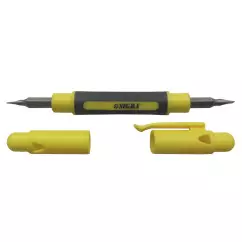 Отвертка карманная SIGMA с двусторонними битами 4в1 CrV (4002181)