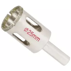 Коронка алмазная по керамике и стеклу SIGMA 25мм (1541251)
