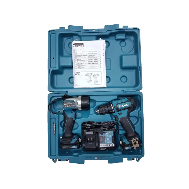 Аккумуляторный шуруповерт Makita DF333DZ + фонарь Makita DEAML106 (DF333DWYL1)