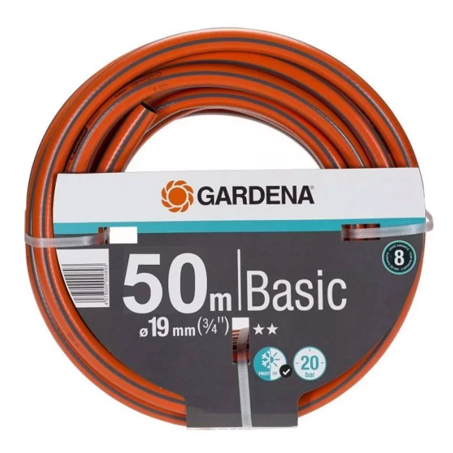Шланг Gardena Basic 19мм 50м (18144-29.000.00)
