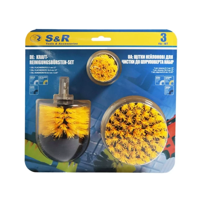 Набор щеток S&R 3шт (139002301) Набор щеток S&R 3шт (139002301)