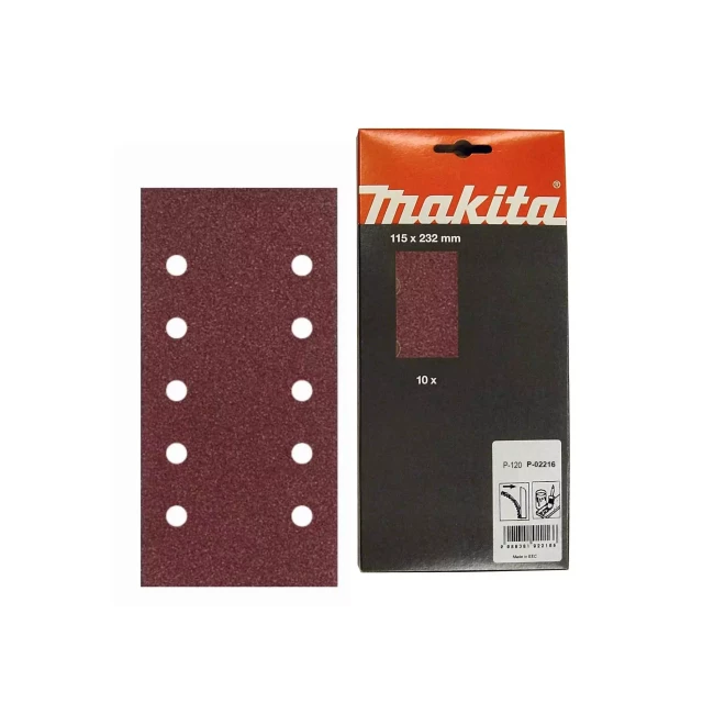 Наждачная бумага Makita 10шт (P-02216) Наждачная бумага Makita 10шт (P-02216)