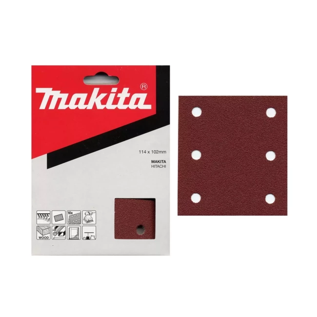 Шлифовальная бумага Makita К40 10шт (P-01476) Шлифовальная бумага Makita К40 10шт (P-01476)