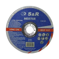 Круг отрезной S&R Meister A36S BF по металлу (131016150)