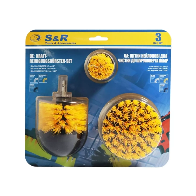 Набор щеток S&R 3шт (139002301) Набор щеток S&R 3шт (139002301)