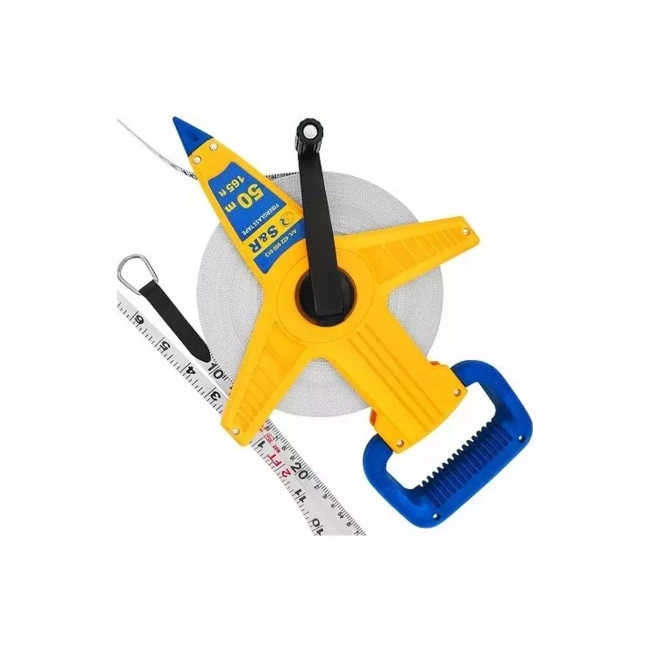 Рулетка S&R Fiberglass Tape 50м x 13мм (422950013) Рулетка S&R Fiberglass Tape 50м x 13мм (422950013)