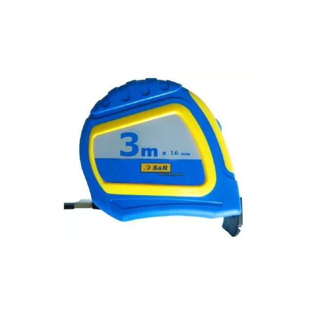 Рулетка S&R Q-Point 3м х 16мм (422703016) Рулетка S&R Q-Point 3м х 16мм (422703016)