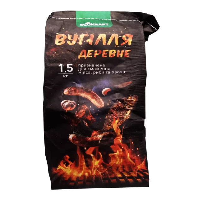 Вугілля деревне Ecokraft 1,5 кг (850071)