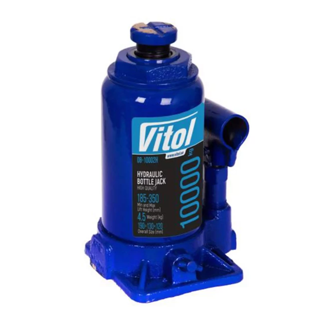 Домкрат гідравлічний VITOL 10т (ДБ-10002H/JX105S)