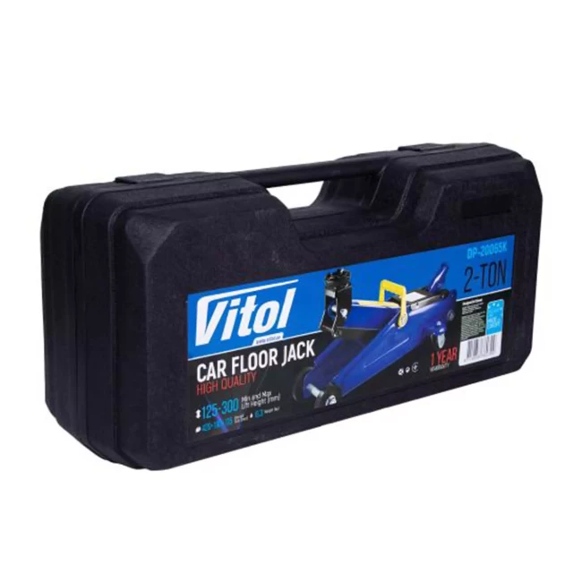 Домкрат гідравлічний VITOL 2т (TA82007S/ДП-20065К)