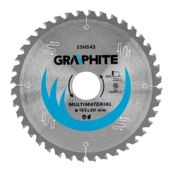 Диск отрезной GRAPHITE карбид кремния 165 x 30 мм 40 зубов универсальный