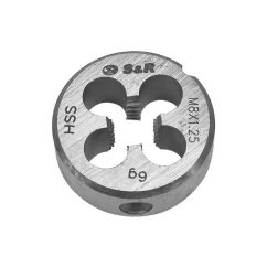 Плашка S&R HSS R6M5 М8х1, 25мм