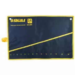 Чехол для гаечных ключей SIGMA 14 шт (6011081)