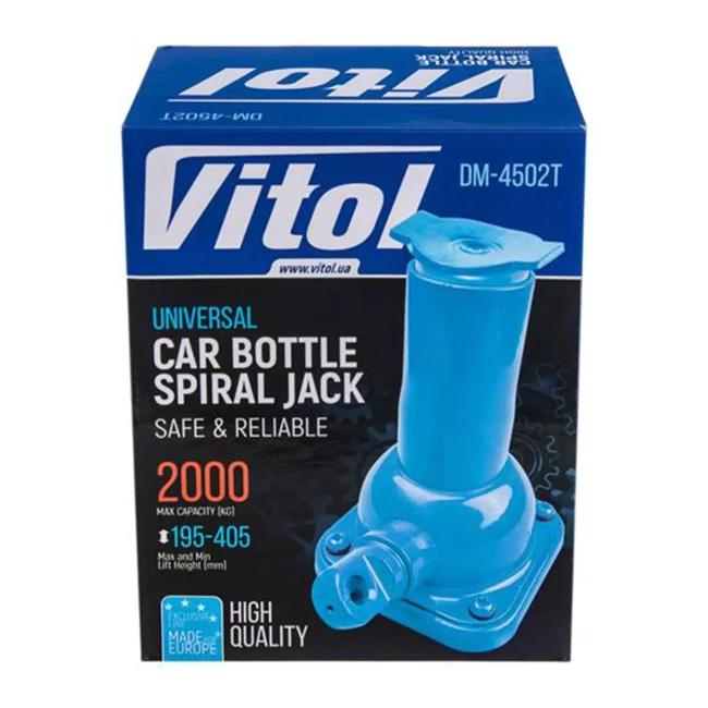 Домкрат механічний VITOL 2т (ДМ-4502Т/ST-108А)