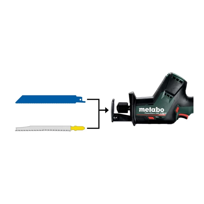 Аккумуляторная сабельная пила Metabo PowerMaxx SSE 12 BL (602322890)