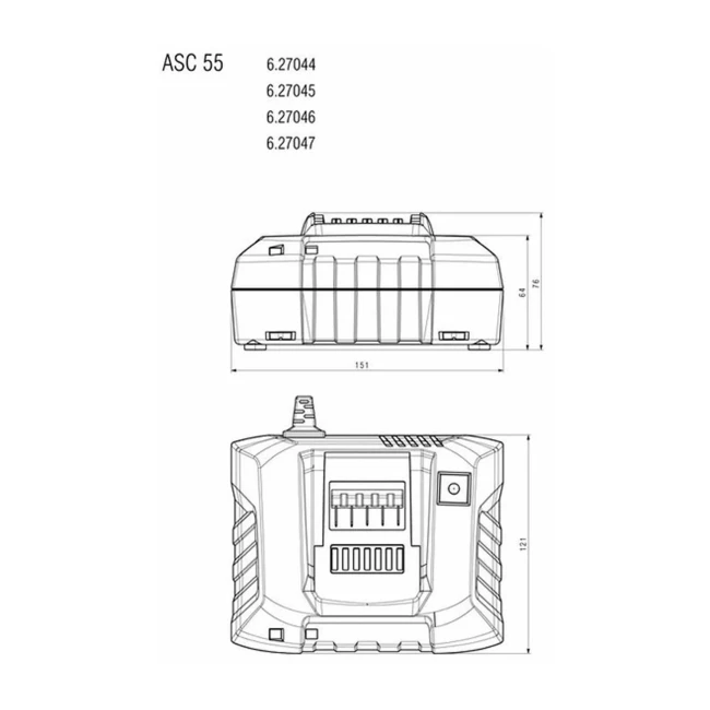 Акумулятор Metabo ASC 55 (627044000)