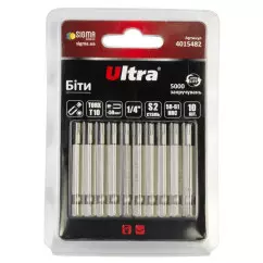 Биты ULTRA TORX 10х50мм ¼" 10 шт S2 блистер (4015482)