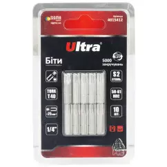 Биты ULTRA TORX 40х25мм ¼" 10 шт S2 блистер (4015412)