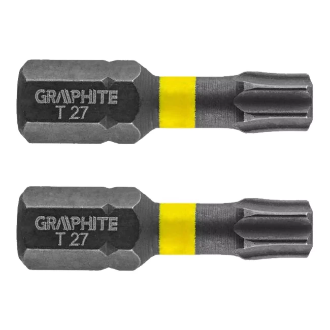 Биты GRAPHITE ударные TX27 x 25 мм 2 шт (56H515) Биты GRAPHITE ударные TX27 x 25 мм 2 шт (56H515)