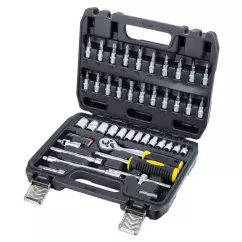 Набор торцевых насадок и бит SIGMA 1/4" 46 шт CrV mid (6003511)