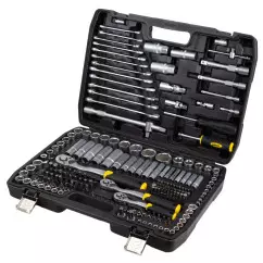 Набор торцевых насадок и биты SIGMA 1/4", 3/8", 1/2" 216 шт CrV (6003841)