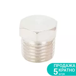 Заглушка SIGMA с наружным резьбовым соединением MT 1/4" (7025811)