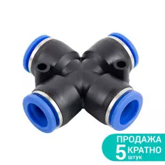 З'єднання SIGMA цангові (Х-образне) 12х12мм (7026621)