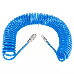Шланг спиральный SIGMA полиуретановый PU 10м 5.5х8мм (7012021)