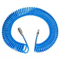 Шланг спиральный SIGMA полиуретановый PU 15м 5.5х8мм (7012031)
