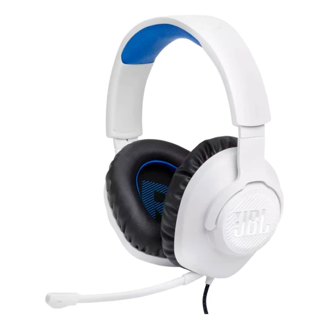 Навушники JBL Quantum 100P White/Blue (JBLQ100PWHTBLU)