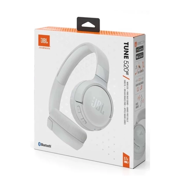 Наушники JBL Tune 520BT White (JBLT520BTWHTEU)