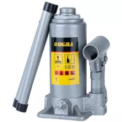 Домкрат гидравлический бутылочный SIGMA 3т H 175-345мм Standard (6106031)