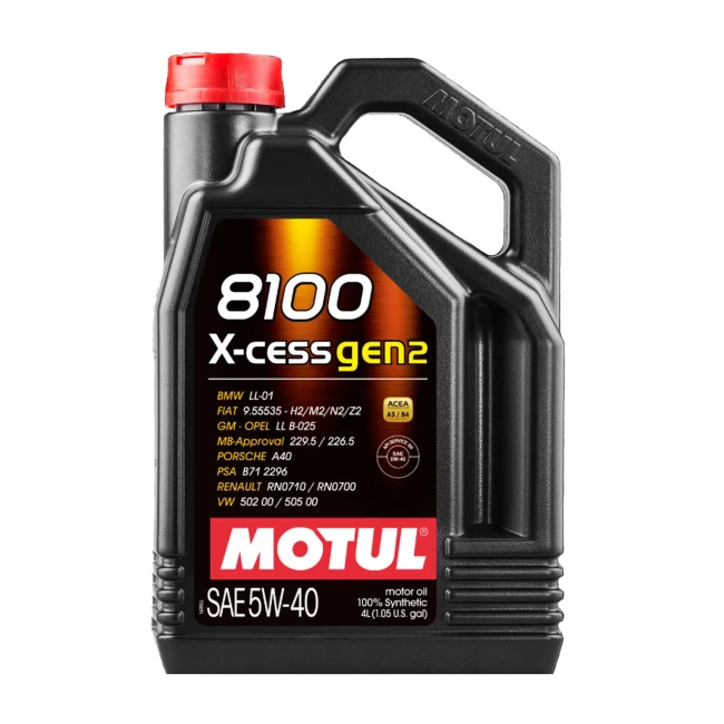 Моторное масло Motul 8100 X-CESS Gen2 5W-40 (112350)