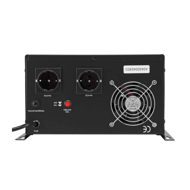 ДБЖ LogicPower LPY-W-PSW-2000VA+ (1400Вт)10A/20A,Lin.int., AVR, 2 х євро, метал, настінний (LP4146)