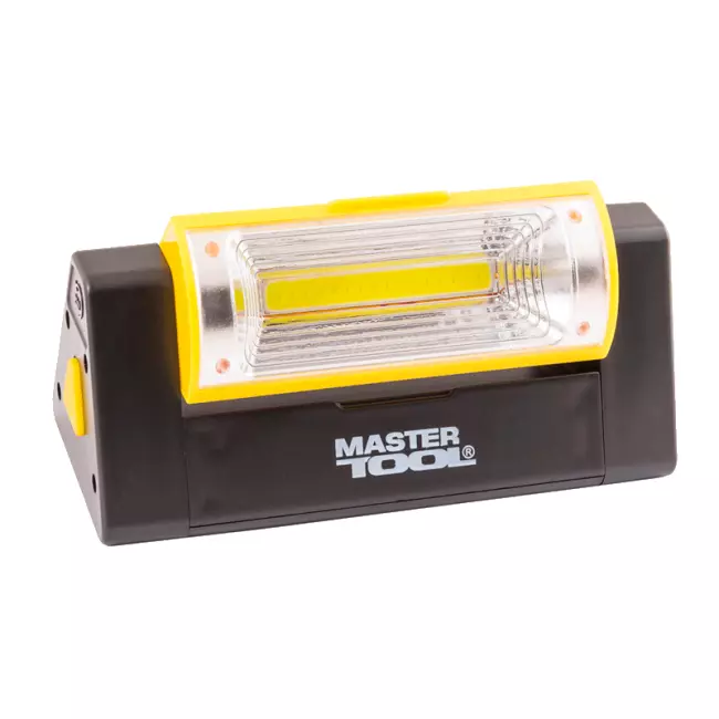 Ліхтар магнітний MASTER TOOL з регулюванням нахилу бічного світла, 6 x LED + COB LED (94-0809)